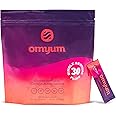 OMYUM - Premium Cacao Mushroom Coffee Alternative (30 Single-Serve Packets) Organic Blend with Lion’s Mane, Reishi, Cordyceps, Ashwagandha, Maca & L-Theanine for Calm, Focused Energy - Low Caffeine