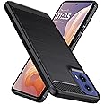 Natbok Designed for Moto G85/Moto Edge 50 Fusion Case,Flexible TPU [Brushed Texture] [Anti-Slip] Shockproof Military Protection Bumper Phone Case,Slim Case Cover for Moto G85,Black