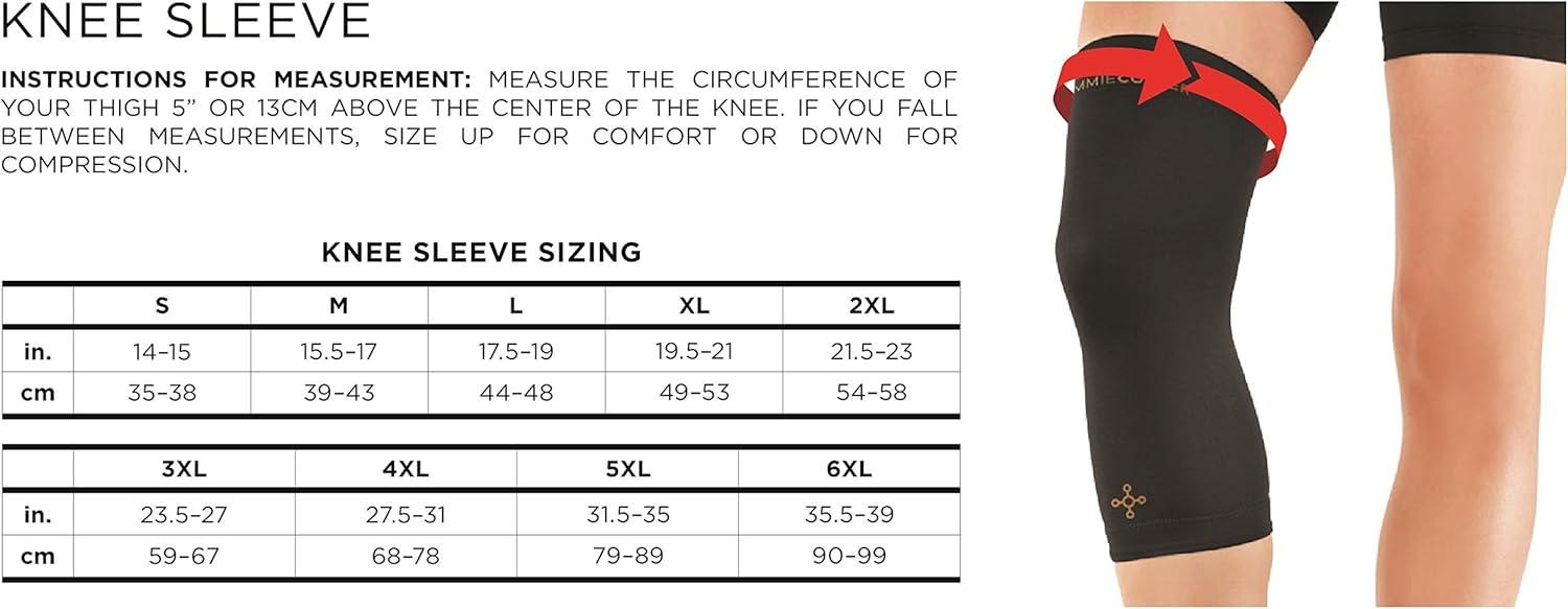 Tommie Copper Unisex Core Compression Knee Sleeve: Clothing