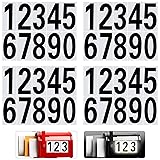 40 Pieces Reflective Mailbox Number Sticker Decal