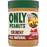 Kraft Only Peanuts All Natural Crunchy Peanut Butter, 750 g Jar