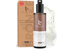 BEAUTY BY EARTH Bronzing Face Tanner Spray Mist, Sunless Face Tanning Water, USA Made with Natural & Organic Ingredients