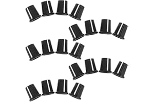 Cabilock 30pcs Potentiometer Knob Caps Rotary Dome Tuning Knob Replacement Part for Electric Guitar Mixer