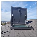 Galvanized Steel Industrial Roof Hatch for Flat