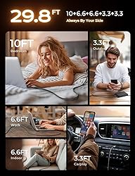 LISEN USB C Cable, 5-Pack