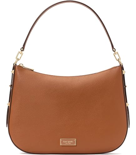 kate spade new york Knott Pebbled Leather Shoulder Bag, Black