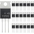 ALLECIN TIP31C TIP31 NPN Silicon Power Transistor 3A 100V Darlington Transistors 3 Amp 100 Volt TO-220 (Pack of 20pcs)