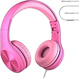 LilGadgets Connect+ Pro Kids Headphones for School - Designed with Kids' Comfort in Mind, Foldable Over-Ear Headset with in-l
