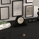 Jones Clocks Speakeasy Mantel Clock Black Roman Numerals 15.5x22x6cm view 5