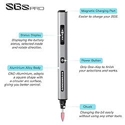 AM ARROWMAX Mini Engraving Pen, Rotary Tool with 42