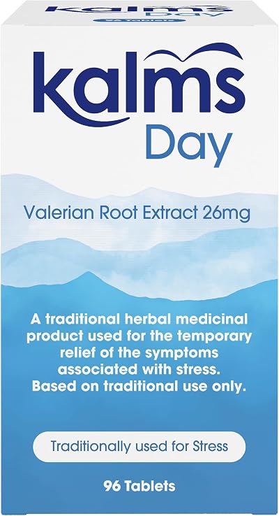 Kalms Day 96 Tablets Traditional Herbal Medicinal Product Stress Relief