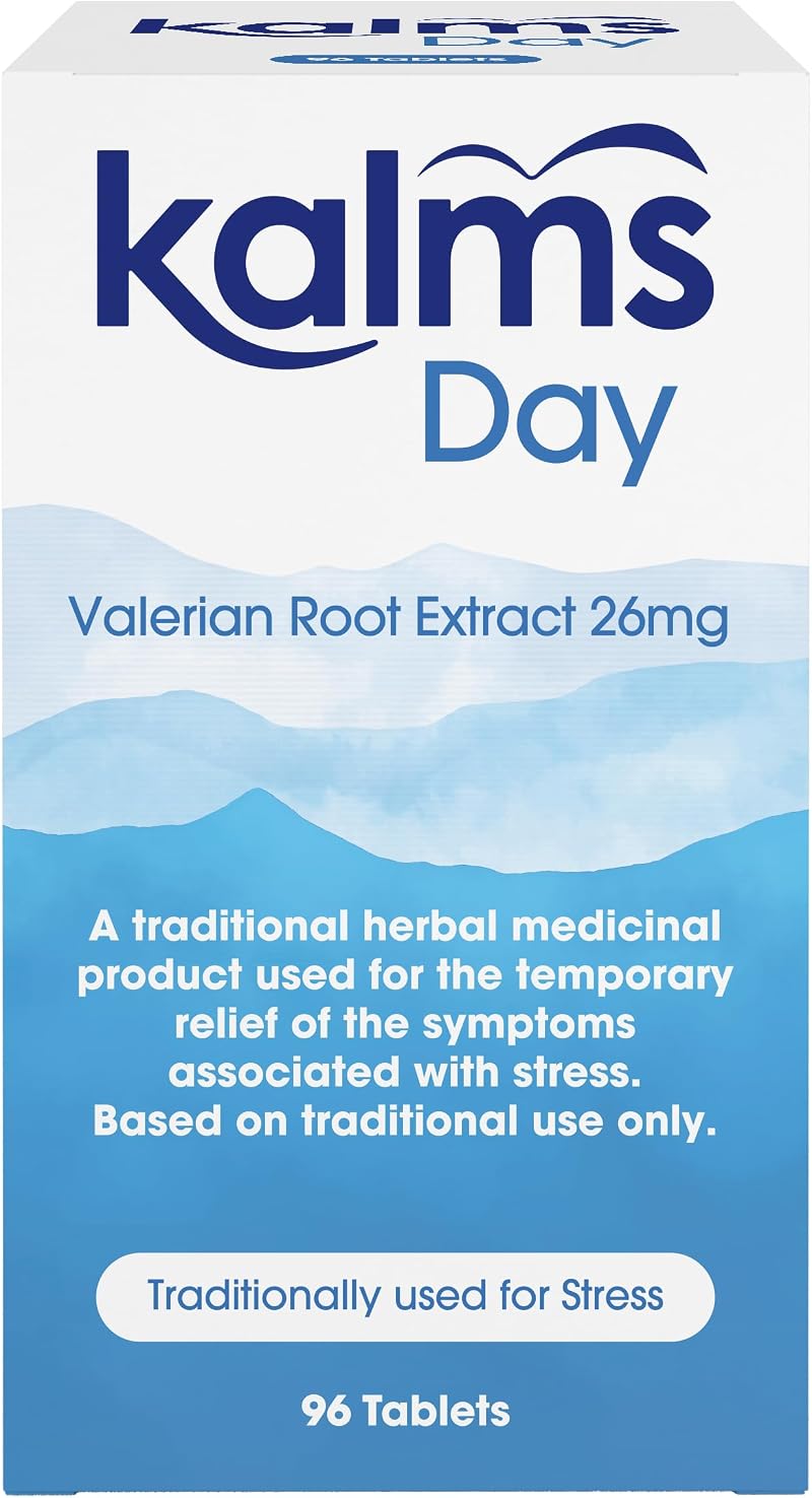 Kalms Day 96 Tablets Traditional Herbal Medicinal Product Stress Relief