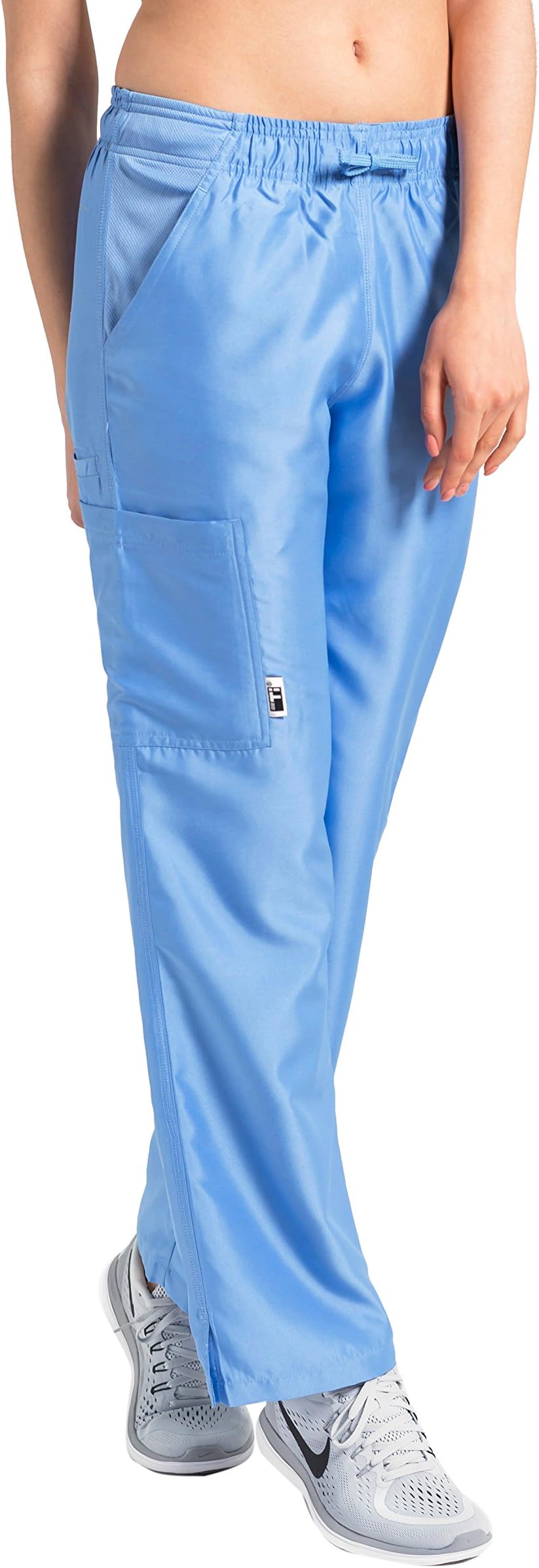 TiScrubs Women's Straight Leg Multi Pocket Scrub Pants