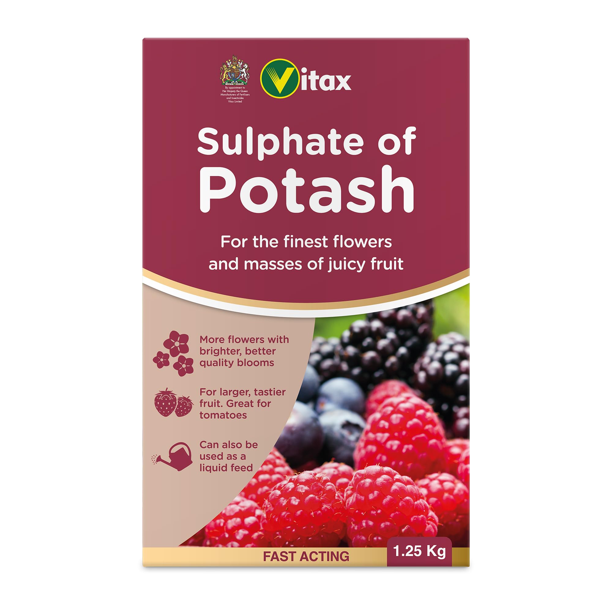 Vitax 1.25Kg Sulphate of Potash Fertiliser
