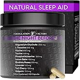 The Night Before 10-in-1 Midnight Maximizer Sleep Aid, Stress Relief, Cognition, Relaxation, Recovery, Focus, Magnesium Glyci