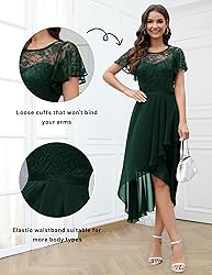 Wedtrend Women's Formal Dress Ruffle Cocktail Party