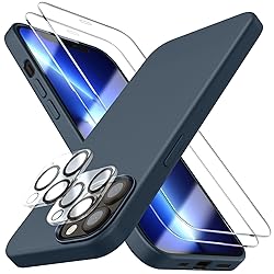 Dssairo [5 in 1 for iPhone 13 Pro Case, with 2 Pack