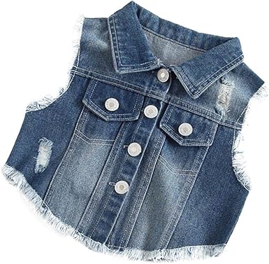 infant jean vest