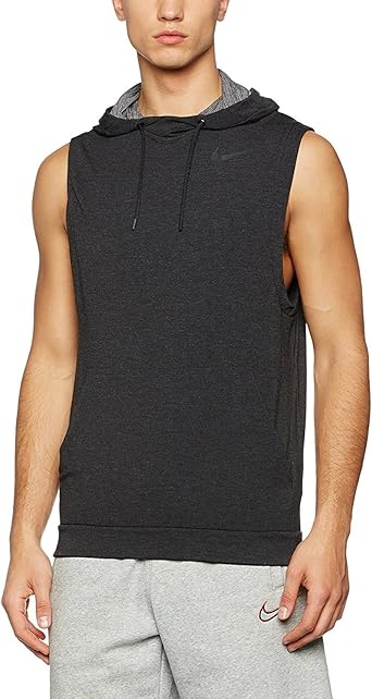 nike dry sleeveless fleece hoodie
