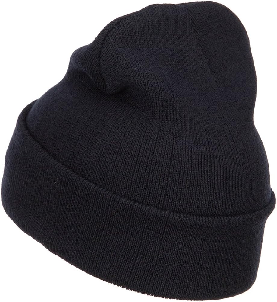e4Hats US Army Veteran Military Embroidered Long Beanie - Black OSFM: Clothing
