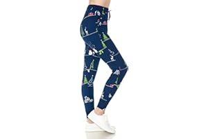 Leggings Depot Premium Women's Joggers Popular Print High Waist Track Pants (S-XL) BAT5