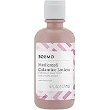 Amazon Brand - Solimo Medicated Calamine Anti-Itch Lotion, Analgesic Skin Protectant, 6 Fluid Ounce