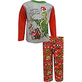 Komar Kids Boys Dr. Seuss The Grinch Don't Be A Grinch Toddler Fleece Pajamas