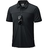 TACVASEN Men's Short Sleeve Polo Shirts Tactical UPF 50+ Performance Collared Dry Fit Shirt Golf Moisture Wicking Polos