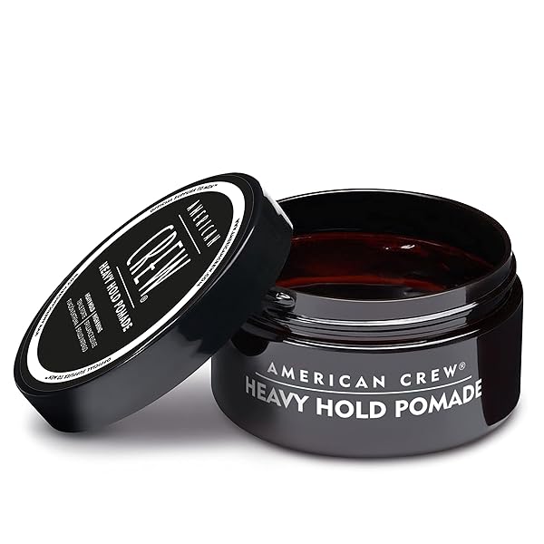 AMERICAN CREW MEN’S HAIR POMADE, LIKE STYLING GEL WITH HEAVY HOLD & HIGH SHINE, 3 OZ