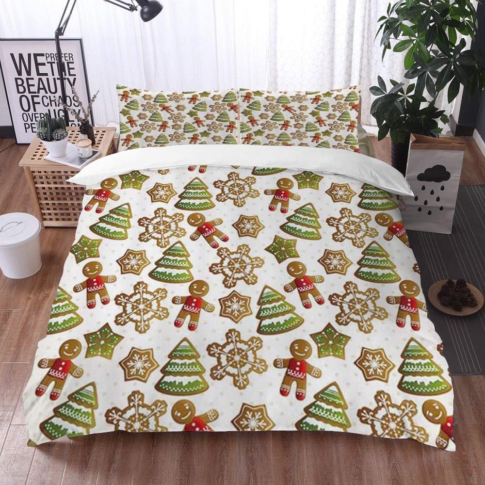 Produktbild von Weihnachtsmann Bettbezug Set - Festliche Bettwäsche Für Single, Doppel, König - Wende Bezug