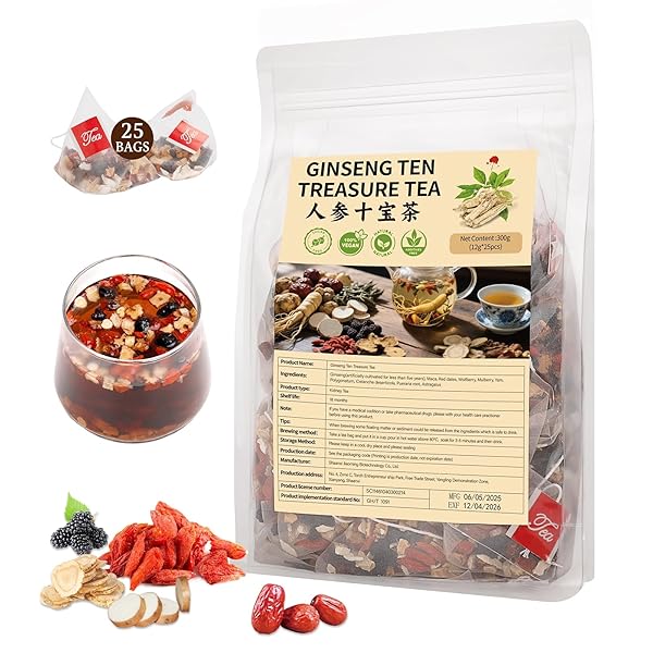 LIVER DETOX TEA, CHINESE HERBAL TEA FOR KIDNEY CLEANSING, 11 PREMIUM INGREDIENTS (15 BAGS/PACK)