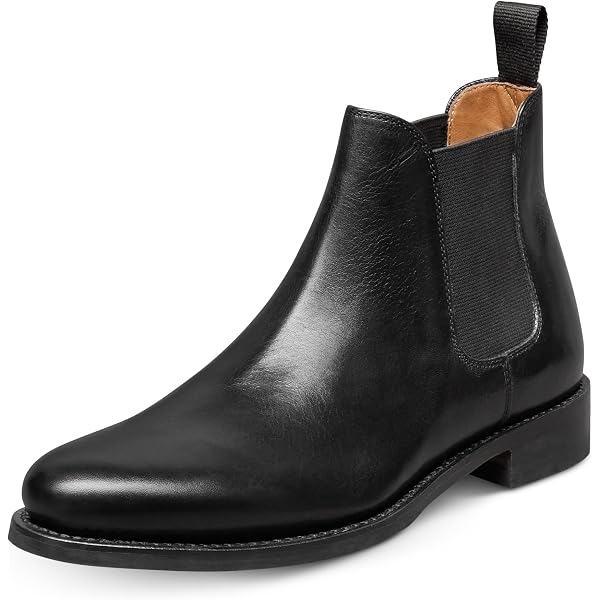 Donald Pliner Boots Mens Size 9 M Black Gunter Chelsea Leather Slip On Shoes grande_ANTONIO01_BLK_right.jpg main image 3