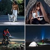 Lighting EVER LE1000 Super Bright LED Torch, Water Resistant, Small, view 4
