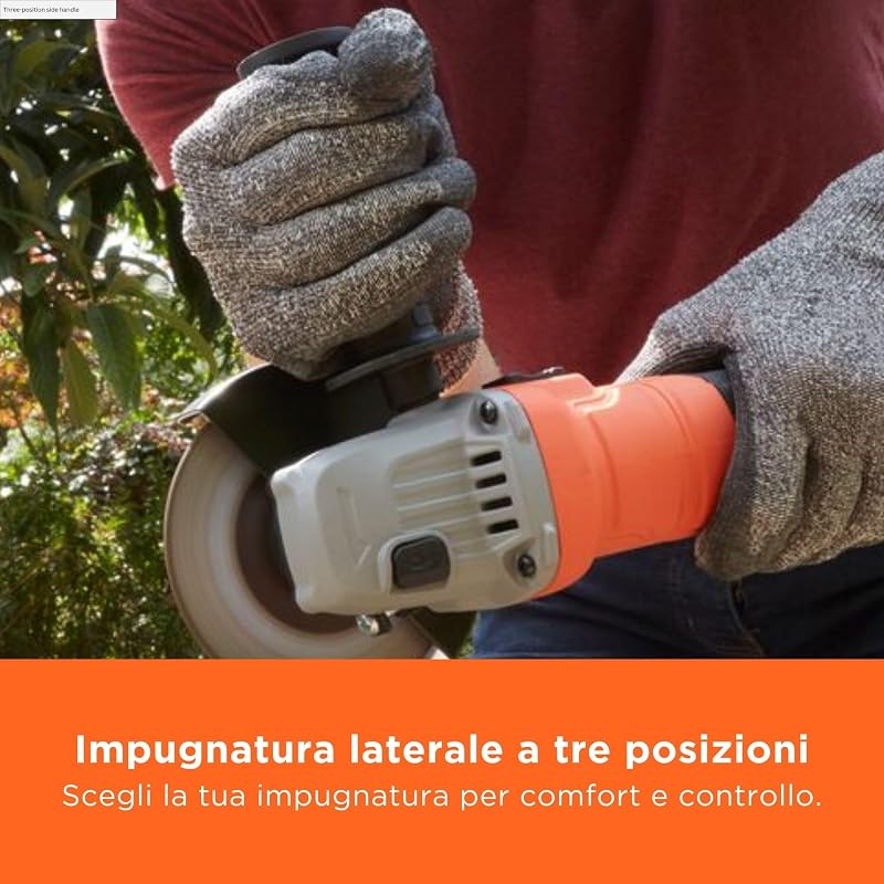 Smerigliatrice angolare a filo da 710W, 15 mm, BEG010-QS