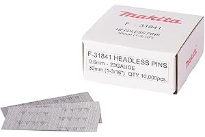 Makita F-31841 Headless Pin Nail 23G/0.6 P30, Multi-Colour