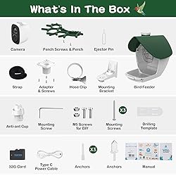 birdsnap® MON- Smart Bird Feeder with Camera