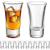 YULEER 12 Pack 2 OZ Shot Glasses Bulk with Heavy Base, Clear Shot Glasses Set for Vodka Tequila Whiskey Liquor