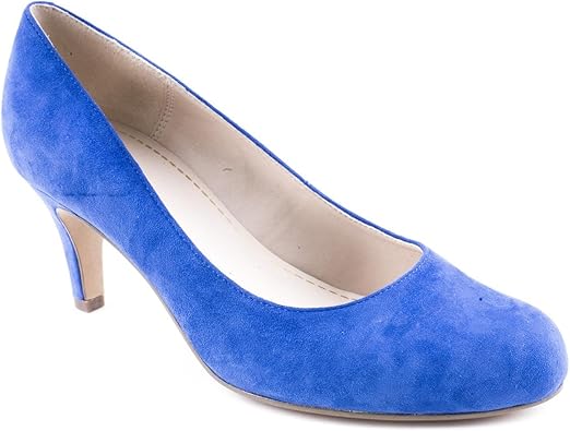 clarks blue court shoes