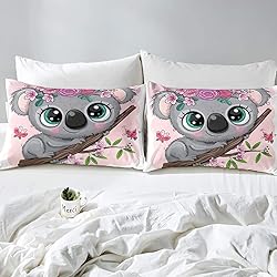 Erosebridal Cartoon Koala Comforter Set King