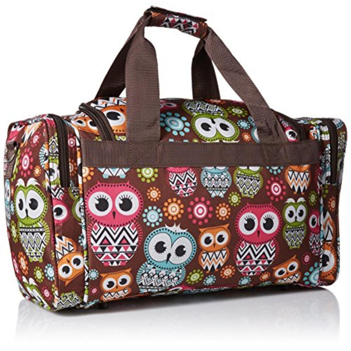 Rockland Duffel Bag, Owl, 19-inch, Duffel Bag