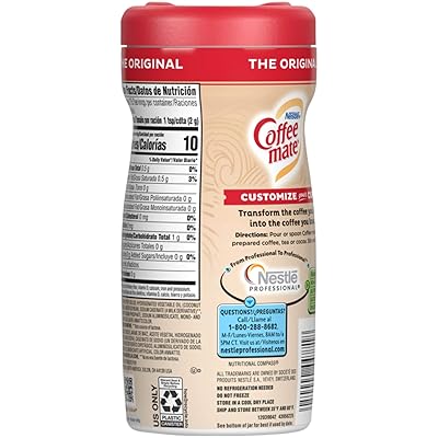 Buy Nestle Coffee Mate Coffee Creamer Original Non Dairy Powder Creamer 11 Ounces Pack Of 12 Online In Finland B003vtlr5y