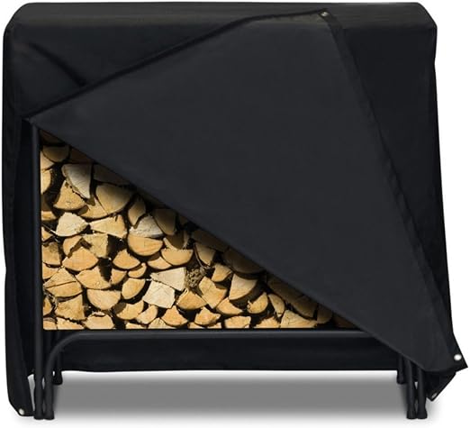 Smart Living 2d Lr48241 Log Rack Cover With Level 4 Uv Protection 48 Inch Black Amazon Ca Patio Lawn Garden