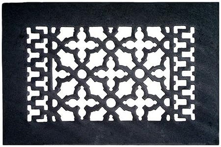 10 X 6 Louvered Victorian Cast Iron Floor Register Heating