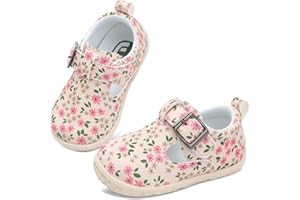 JOINFREE Toddler Shoes Girls Boys Lightweight Dress Shoes Wide Barefoot Flats Fashion School Shoe Kids Fall Walking Sneakers