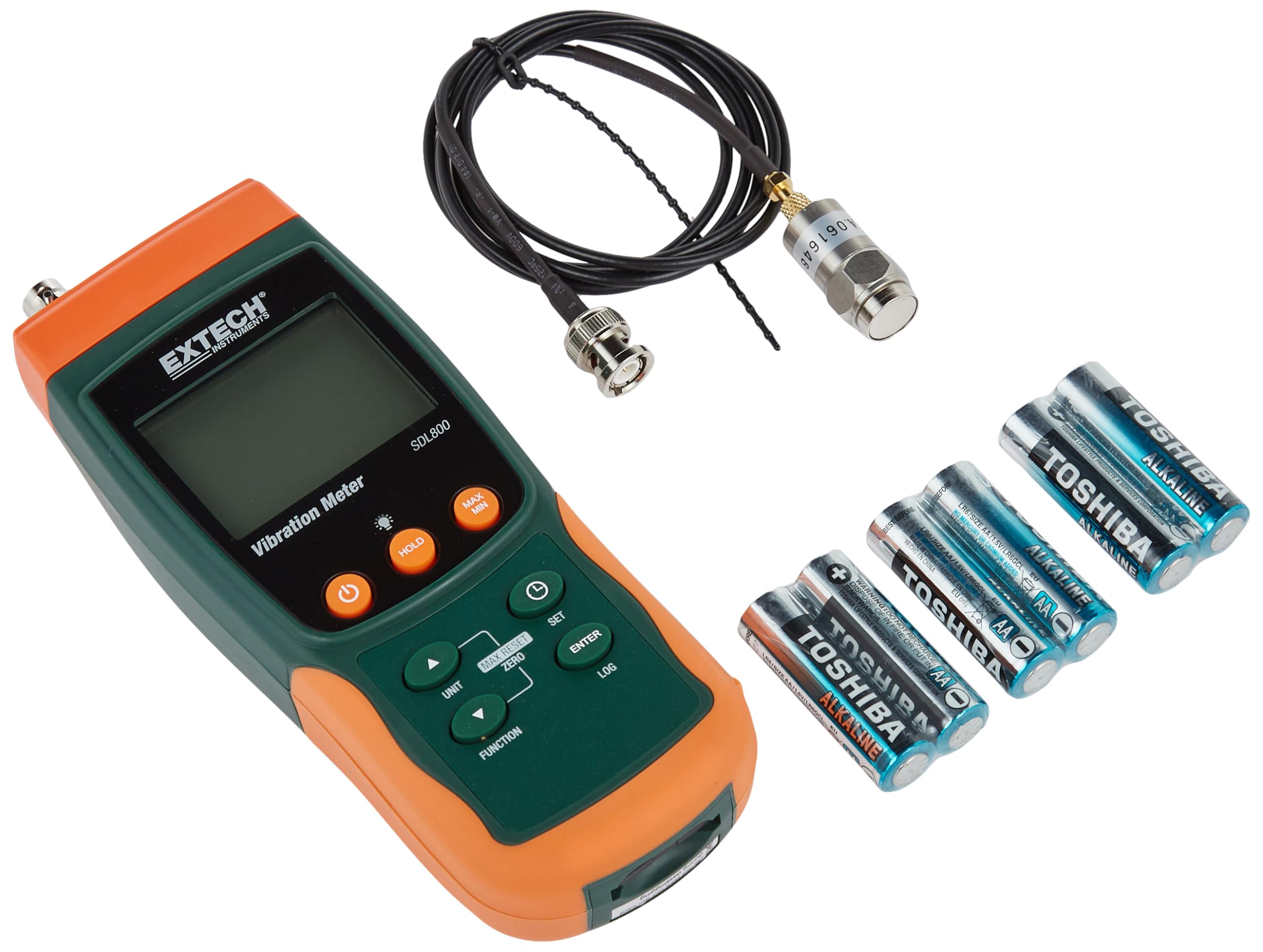 Photo 1 of ***BROKEN SCREEN*** Extech SDL800 Vibration Meter and Datalogger