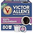 Victor Allen's Coffee Decaf 100% Colombian, Medium Roast, 80 Count, Single Serve Coffee Pods for Keurig K-Cup Brewers