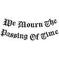 Gothic 30th Birthday Banner | 'My 20s Dead & Buried' Old English Emo Party Decor For Funeral Of Youth Theme - View #3