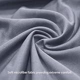SPRINGSPIRIT Travel Cot Fitted Sheet 2 Pack 95x65cm White Grey Microfiber view 4