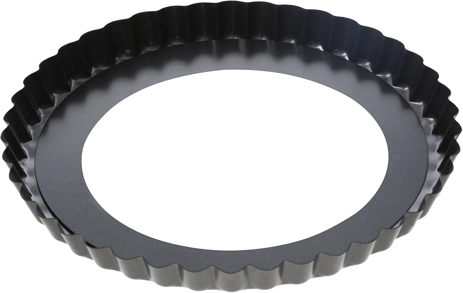 Premier Housewares Fluted Flan Tin, 20 cm, Grey, 0104311 - Image 4