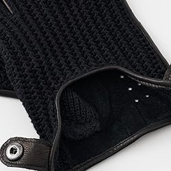 Hanotolo Fingerless Driving Gloves for Men– Soft